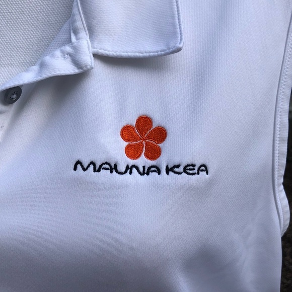 Mauna Kea Women’s Sleeveless Adidas Golf Shirt White XXL - Picture 6 of 8